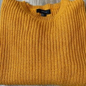 *SOLD*Mustard Knit Sweater